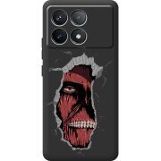 Черный чехол BoxFace Poco F6 Pro Нападение на Титана