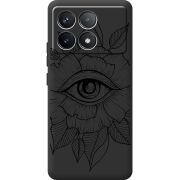 Черный чехол BoxFace Poco F6 Pro Eye