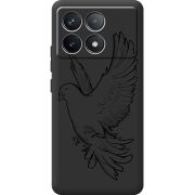 Черный чехол BoxFace Poco F6 Pro Dove