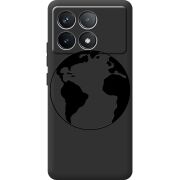 Черный чехол BoxFace Poco F6 Pro Earth