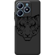 Черный чехол BoxFace Realme C63 4G Tiger