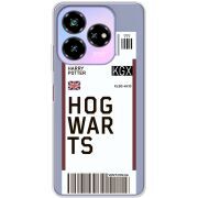 Прозрачный чехол BoxFace Nubia V60 Design Ticket Hogwarts