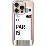 Прозрачный чехол BoxFace Apple iPhone 16 Pro Ticket Paris
