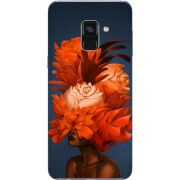 Чехол Uprint Samsung A730 Galaxy A8 Plus 2018 Exquisite Orange Flowers