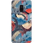 Чехол Uprint Samsung A730 Galaxy A8 Plus 2018 Blue Herb