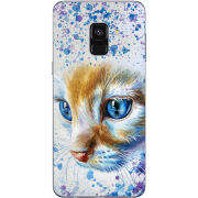 Чехол Uprint Samsung A730 Galaxy A8 Plus 2018 Голубоглазый Кот