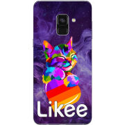 Чехол Uprint Samsung A730 Galaxy A8 Plus 2018 Likee Cat