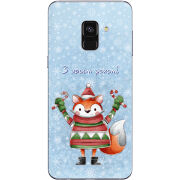 Чехол Uprint Samsung A730 Galaxy A8 Plus 2018 Fox З новим роком!