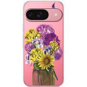 Прозрачный чехол BoxFace Google Pixel 9 My Bouquet