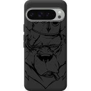 Черный чехол BoxFace Google Pixel 9 Pro XL Bear King