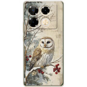 Чехол BoxFace Infinix Note 40 Pro Christmas Owl