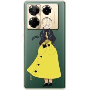 Прозрачный чехол BoxFace Infinix Note 40 Pro Just a Girl