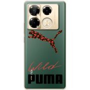 Прозрачный чехол BoxFace Infinix Note 40 Pro Wild Cat