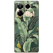 Прозрачный чехол BoxFace Infinix Note 40 Pro Banana Leaves