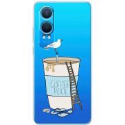 Прозрачный чехол BoxFace OnePlus Nord CE 4 Lite 5G Segull in Cofee Pool