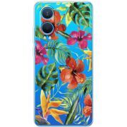Прозрачный чехол BoxFace OnePlus Nord CE 4 Lite 5G Tropical Flowers