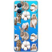 Прозрачный чехол BoxFace OnePlus Nord CE 4 Lite 5G Cotton and Rabbits