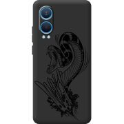 Черный чехол BoxFace OnePlus Nord CE 4 Lite 5G Snake