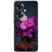 Чехол BoxFace OPPO Reno 11 F Exquisite Purple Flowers