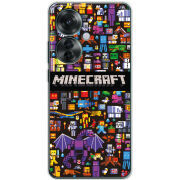 Чехол BoxFace OPPO Reno 11 F Minecraft Mobbery