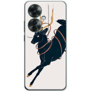 Чехол BoxFace OPPO Reno 11 F Black Deer