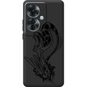 Черный чехол BoxFace OPPO Reno 11 F Snake