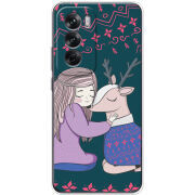 Чехол BoxFace OPPO Reno 12 Girl and deer
