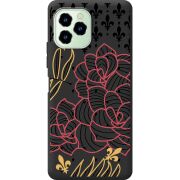 Черный чехол BoxFace Oukitel C21 Pro FranceFlowers