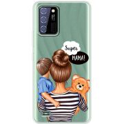Прозрачный чехол BoxFace Oukitel C25 Super Mama and Son