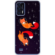 Чехол BoxFace Oukitel C31 Fox-Astronauts