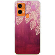 Чехол BoxFace Oukitel C33 Gold Leaves