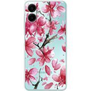 Прозрачный чехол BoxFace Samsung Galaxy A06 (A065) Pink Magnolia