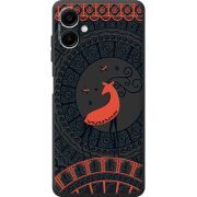 Черный чехол BoxFace Samsung Galaxy A06 (A065) Ornament