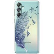 Прозрачный чехол BoxFace Samsung Galaxy M55 5G (M556) Feather