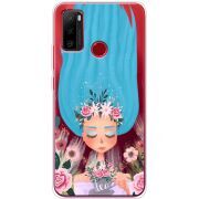 Прозрачный чехол BoxFace Ulefone Note 10 Blue Hair