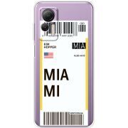 Прозрачный чехол BoxFace Ulefone Note 14 Ticket Miami
