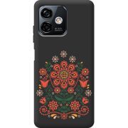 Черный чехол BoxFace Ulefone Note 16 Pro Ukrainian Ornament
