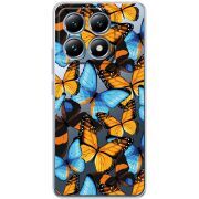Прозрачный чехол BoxFace Xiaomi 14T Butterfly Morpho