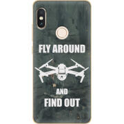Чехол Uprint Xiaomi Redmi Note 5 / Note 5 Pro Дрон Fly Around