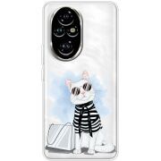 Прозрачный чехол BoxFace Huawei Honor 200 Pro Cat Style