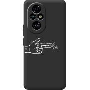 Черный чехол BoxFace Huawei Honor 200 Pro Pew Pew