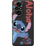 Черный чехол BoxFace Huawei Honor 200 Pro Гавайський гість Stich