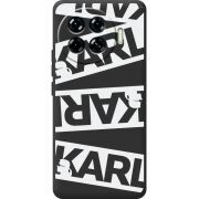 Черный чехол BoxFace Tecno Spark 20 Pro Plus White Karl