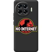 Черный чехол BoxFace Tecno Spark 20 Pro Plus No Internet