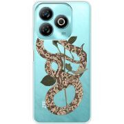 Прозрачный чехол BoxFace ZTE Blade A75 4G Glamor Snake