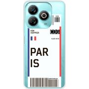 Прозрачный чехол BoxFace ZTE Blade A75 4G Ticket Paris