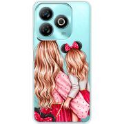 Прозрачный чехол BoxFace ZTE Blade A75 4G Mouse Girls