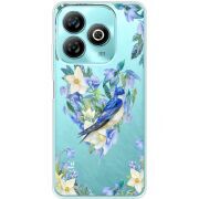 Прозрачный чехол BoxFace ZTE Blade A75 4G Spring Bird