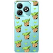 Прозрачный чехол BoxFace ZTE Blade A75 4G Pattern Baby Yoda