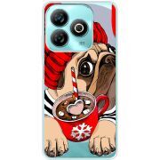 Прозрачный чехол BoxFace ZTE Blade A75 4G Winter Puggy